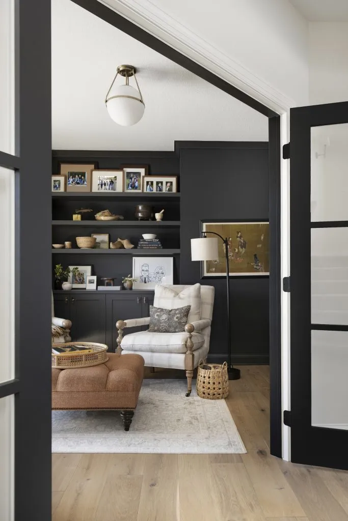 Moody and Modern Color Palette for a 20 Year Old House Refresh