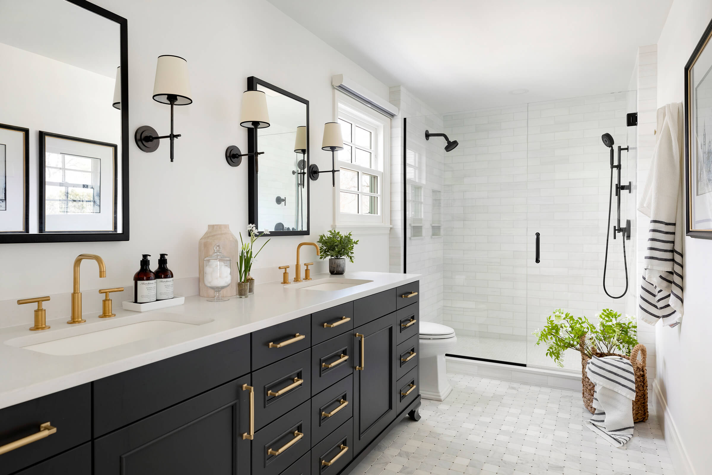 Bathroom remodels are a big investment in your home and a commitment to design. Most of the selections are "hard" finishes, permanently installed, and not as easily changed out. Choosing plumbing fixtures, tile, lighting, and accessories are big considerations for the overall design of a bathroom.