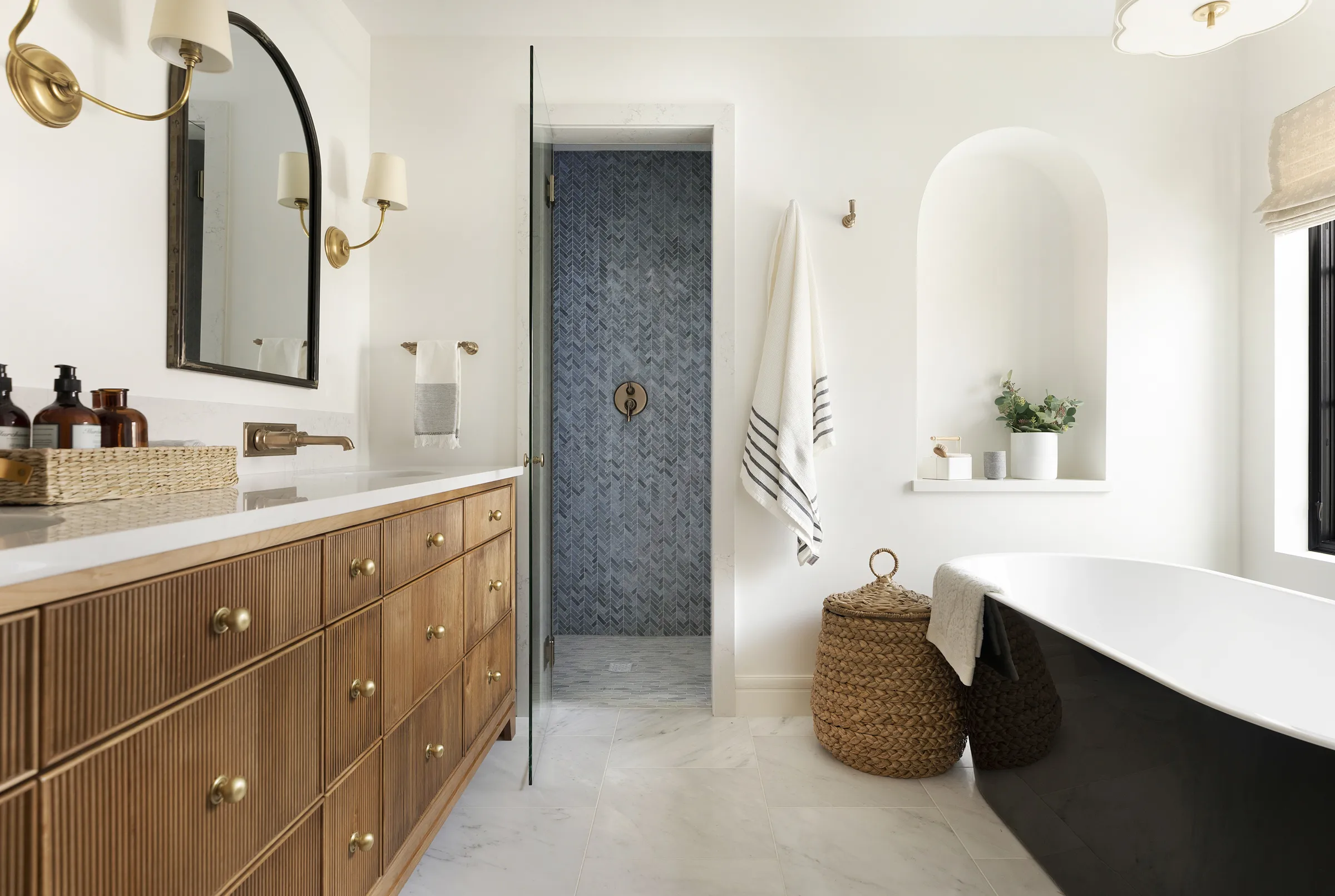 Mod Herringbone Mosaic Tile