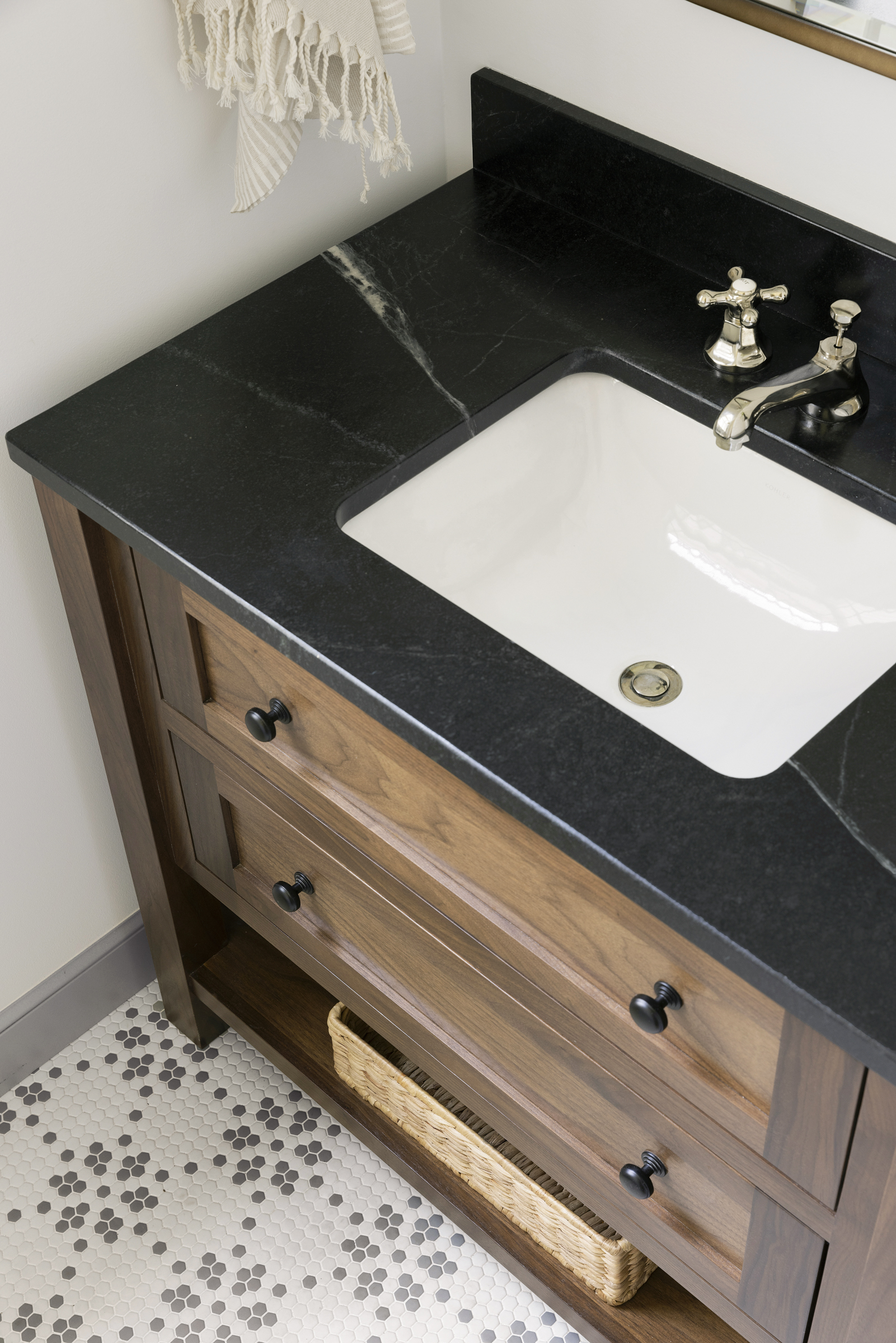 Custom Walnut Vanity